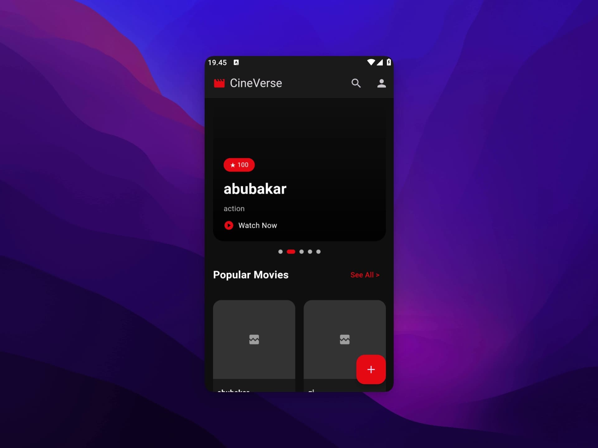Cineverse project preview